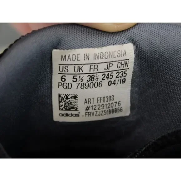 Adidas Cross Em Up 5 Basketball Shoes Youth 6 Black Green Athletic - Picture 7 of 7